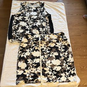 JJill 2 piece Top and Skirt